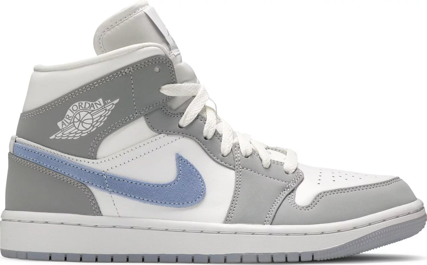 Jordan 1 Mid "Wolf Grey / Aluminium"