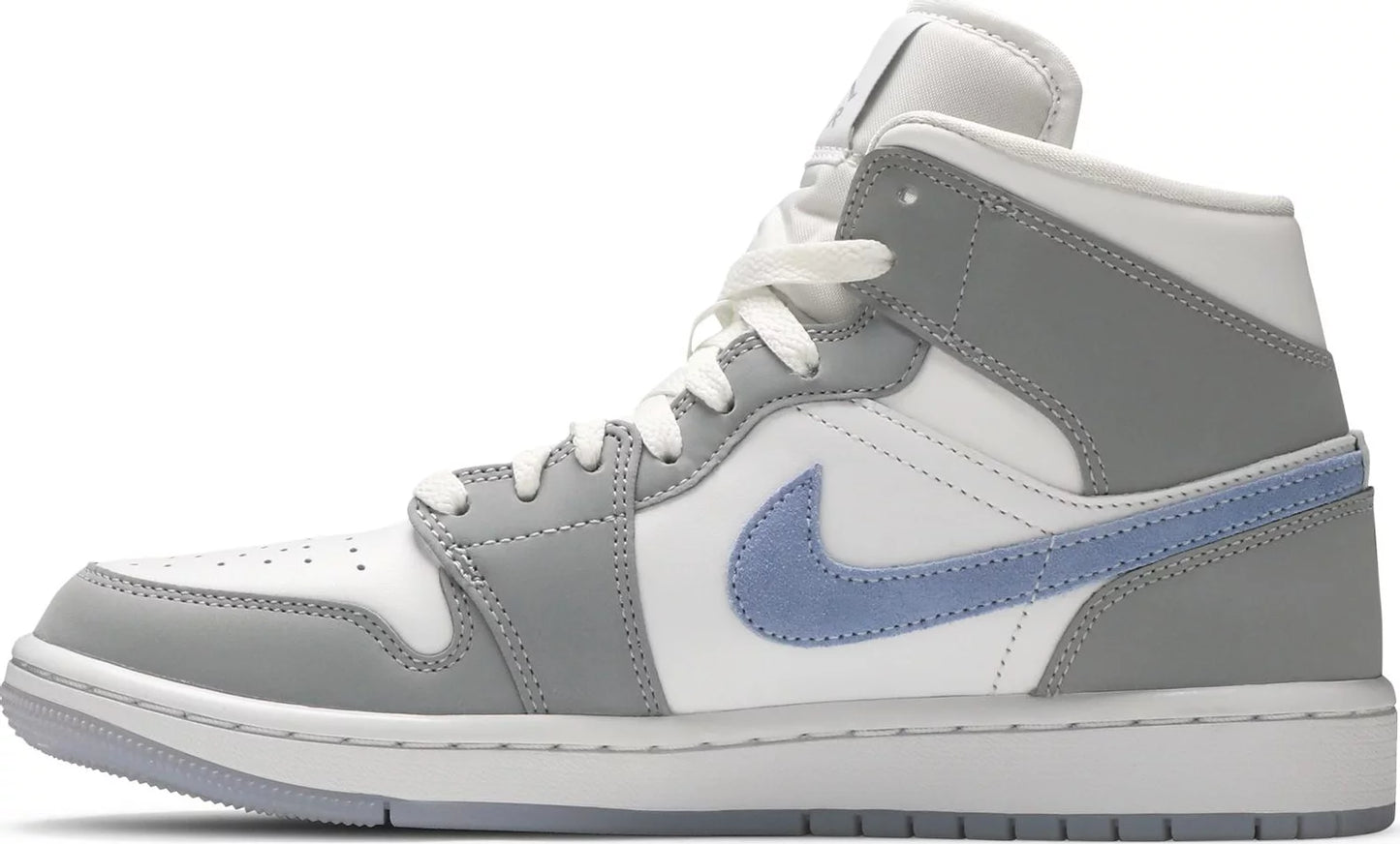 Jordan 1 Mid "Wolf Grey / Aluminium"