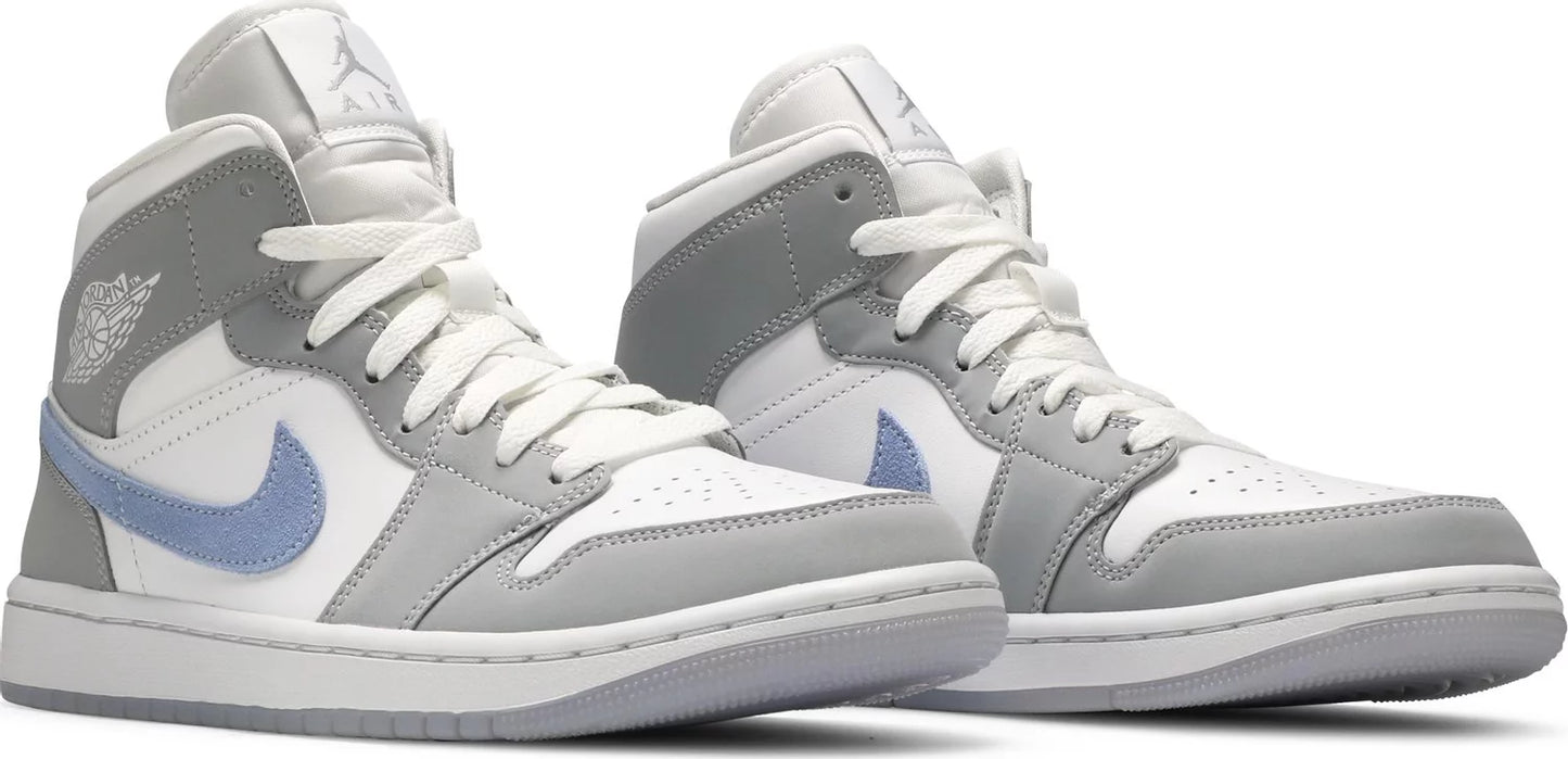 Jordan 1 Mid "Wolf Grey / Aluminium"