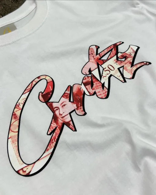 CORTEIZ MONEY ON MY MIND TEE WHITE