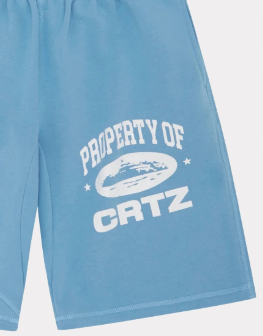 CORTEIZ POC SHORTS BABY BLUE