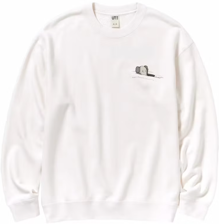 KAWS X Uniqlo Longsleeve Sweatshirt Off White