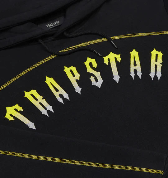 TRAPSTAR X CENTRAL CEE ARCH TRACKSUIT BLACK/YELLOW