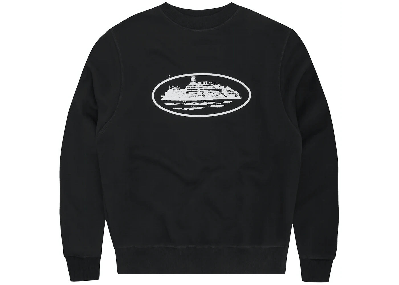 CORTEIZ OG ALCATRAZ SWEATSHIRT BLACK