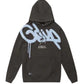 Geedup Handstyle Hoodie "Graphite/Pale Blue"