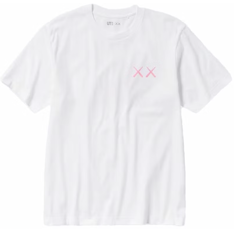 KAWS X Uniqlo UT Short Sleeve Graphic T-Shirt White