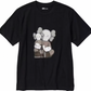 KIDS KAWS X Uniqlo UT Short Sleeve Graphic T-Shirt Black