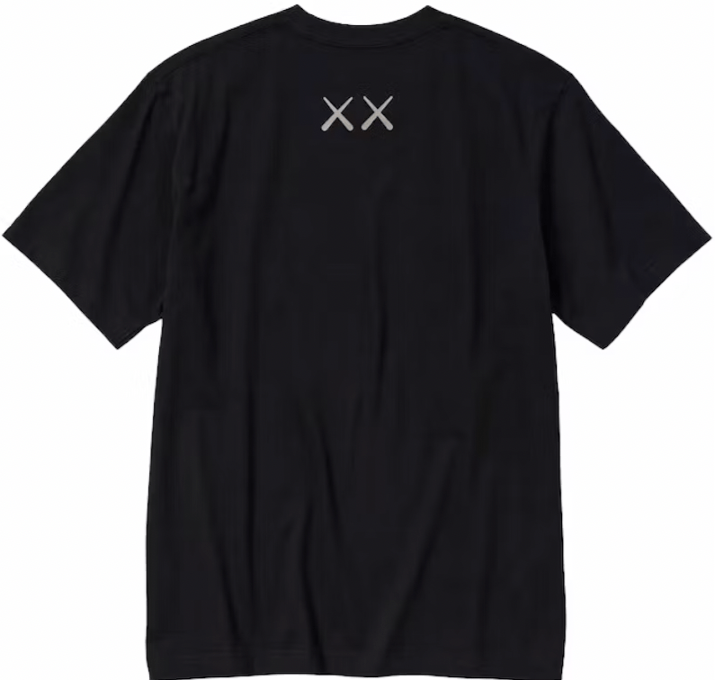 KAWS X Uniqlo UT Short Sleeve Graphic T-Shirt Black