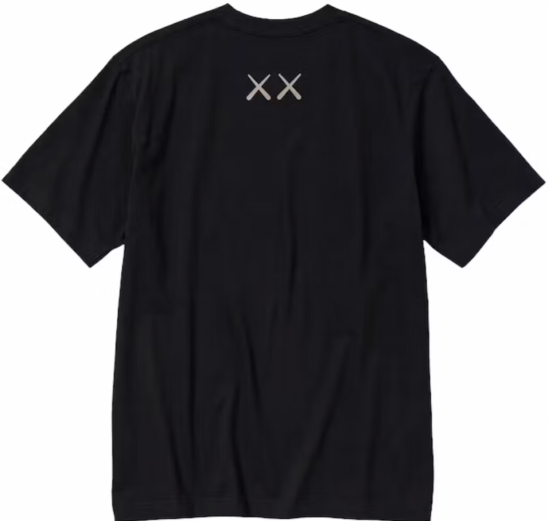 KIDS KAWS X Uniqlo UT Short Sleeve Graphic T-Shirt Black