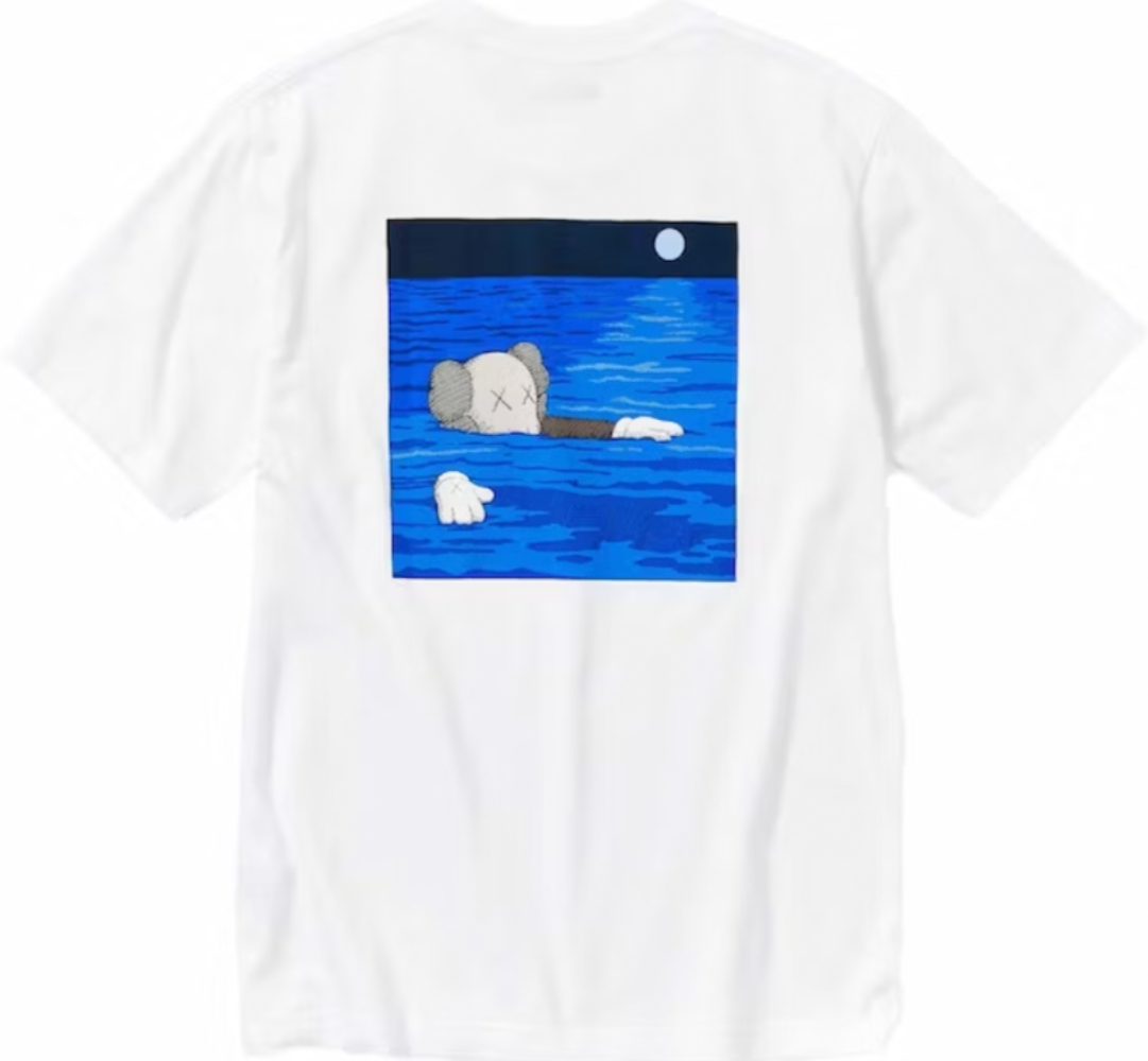 KIDS KAWS x Uniqlo UT Short Sleeve Artbook Cover T-shirt White