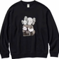 KAWS X Uniqlo Longsleeve Sweatshirt Black