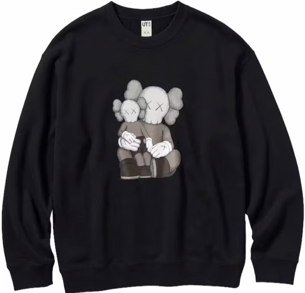 KAWS X Uniqlo Longsleeve Sweatshirt Black