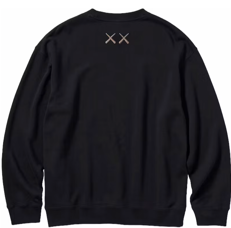 KAWS X Uniqlo Longsleeve Sweatshirt Black