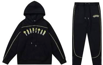 TRAPSTAR X CENTRAL CEE ARCH TRACKSUIT BLACK/YELLOW