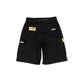 CORTEIZ GUERILLAZ 2022 CARGO SHORTS BLACK/WHITE