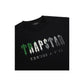 TRAPSTAR CHENILLE DECODED SHORT SET BLACK/GREEN